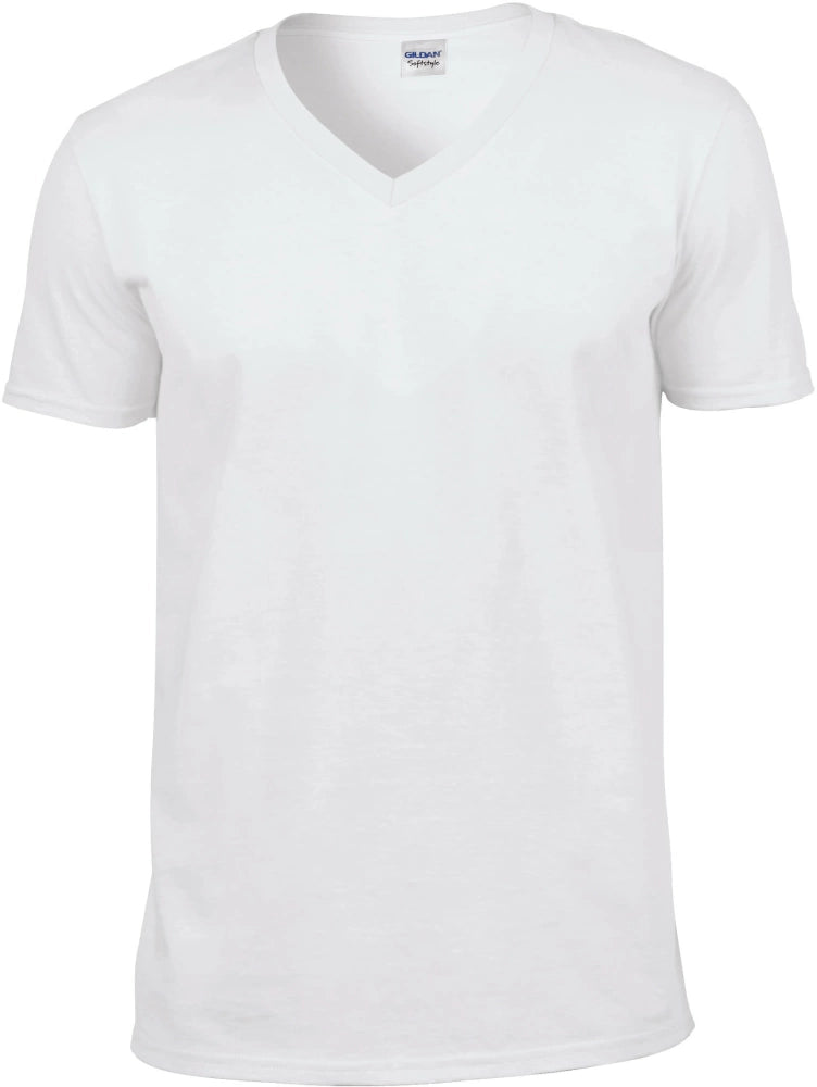 Softstyle Herren-T-Shirt aus Baumwolle mit V-Ausschnitt