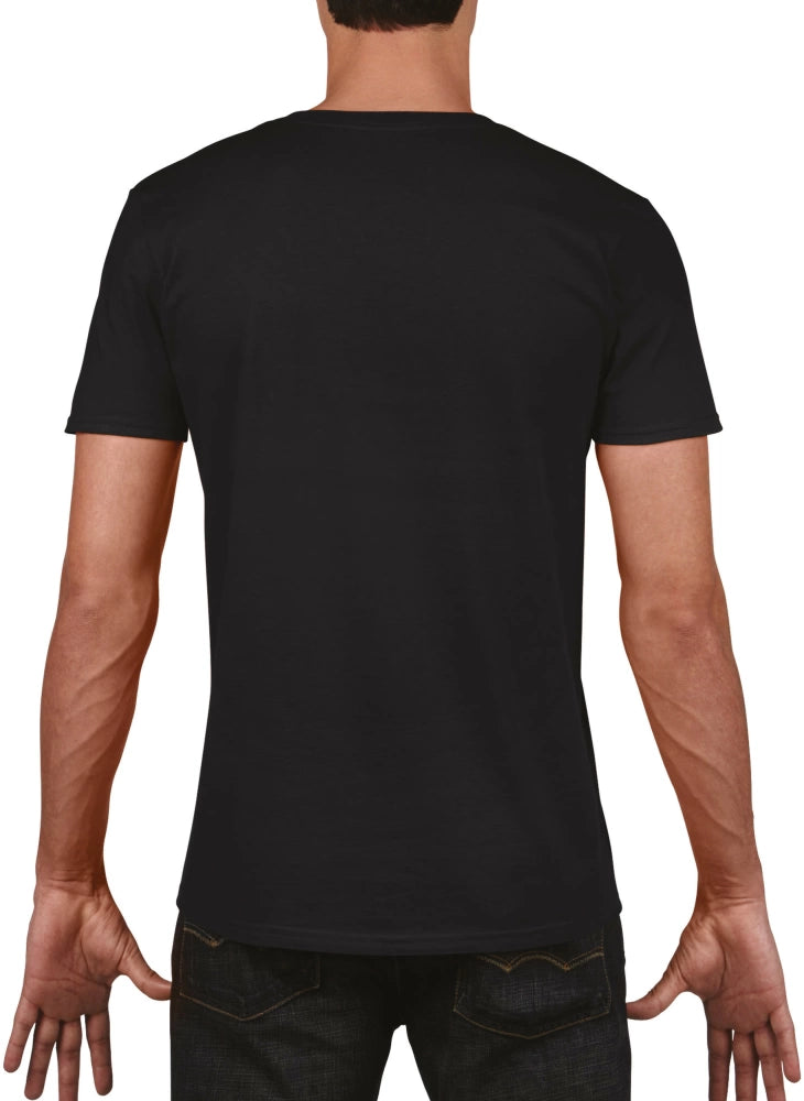 Softstyle Herren-T-Shirt aus Baumwolle mit V-Ausschnitt