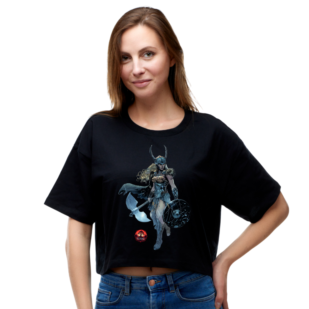 TSHIRT - Valkyrie_in_action_style_comic (FOR WOMEN)