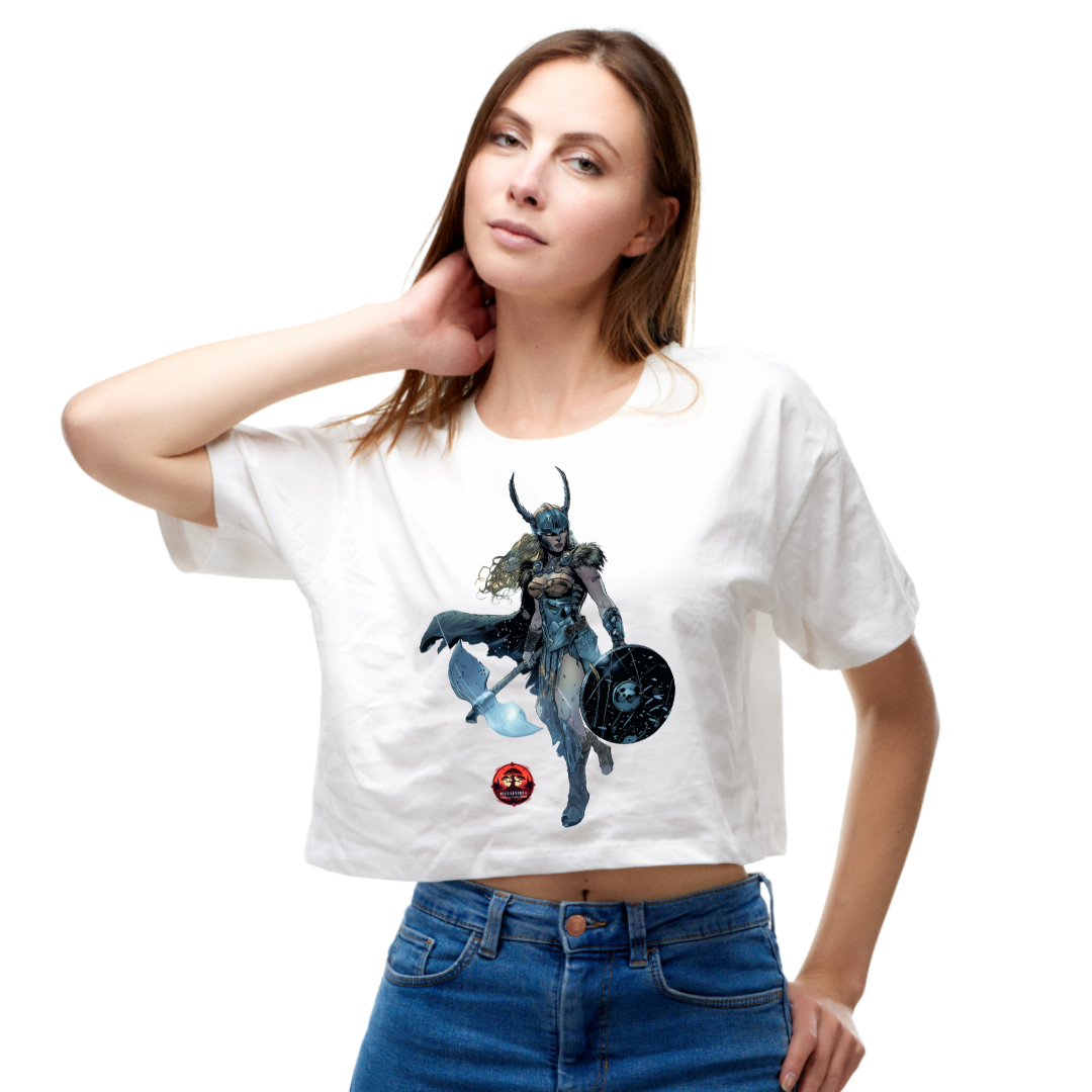 TSHIRT - Valkyrie_in_action_style_comic (FOR WOMEN)