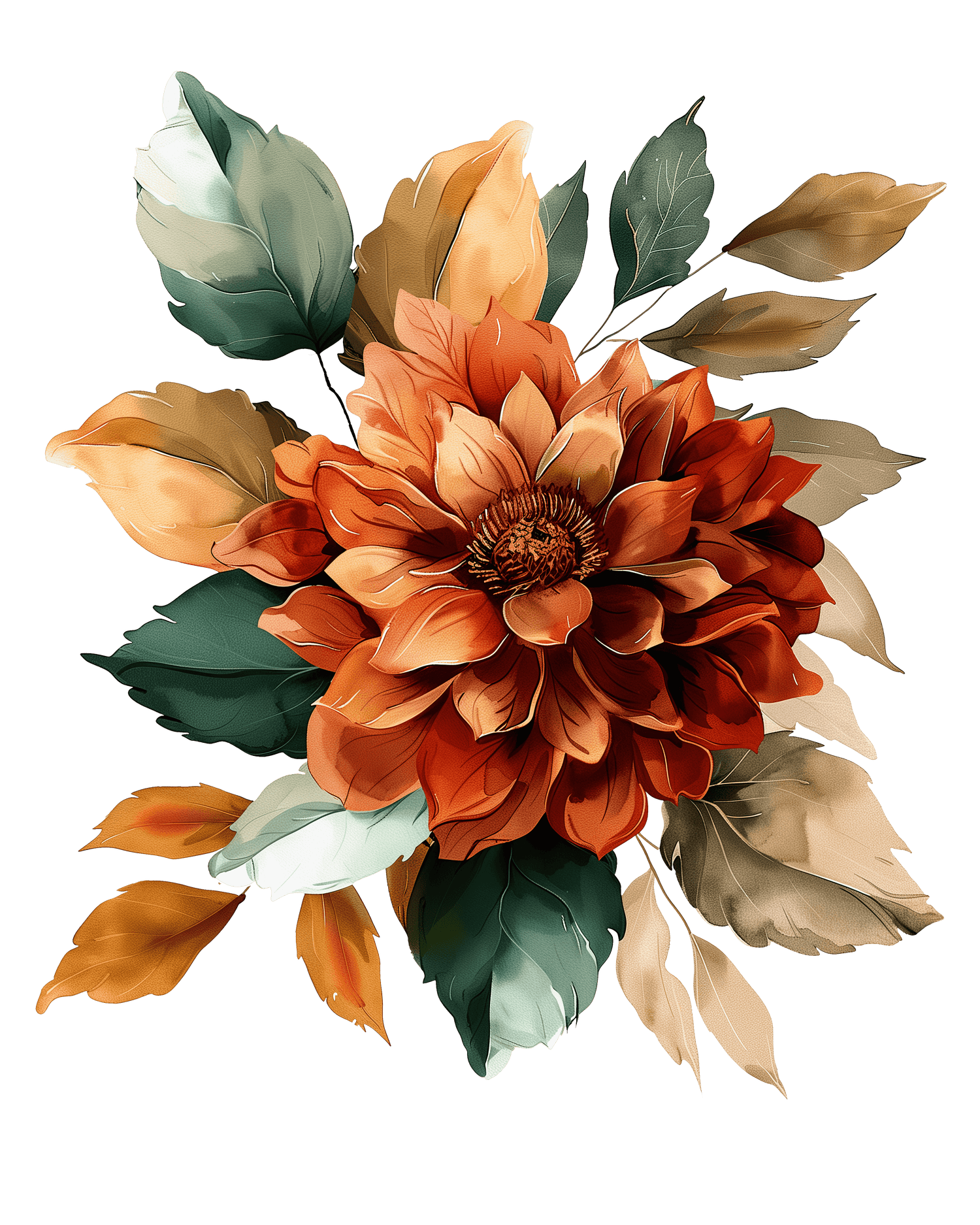 BLUMEN FLOWERS- TERRACOTTA