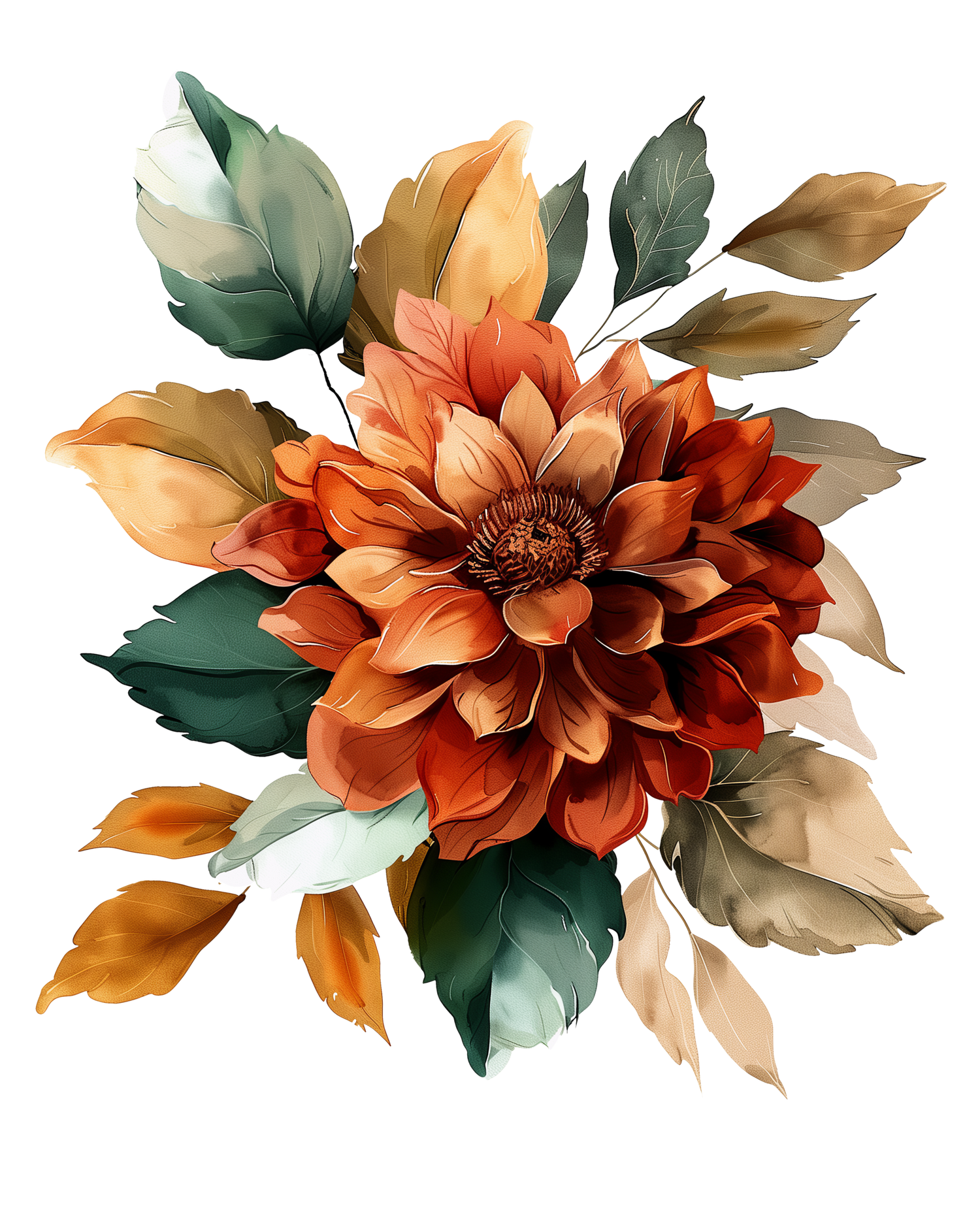 TERRACOTTA FLOWERS 4