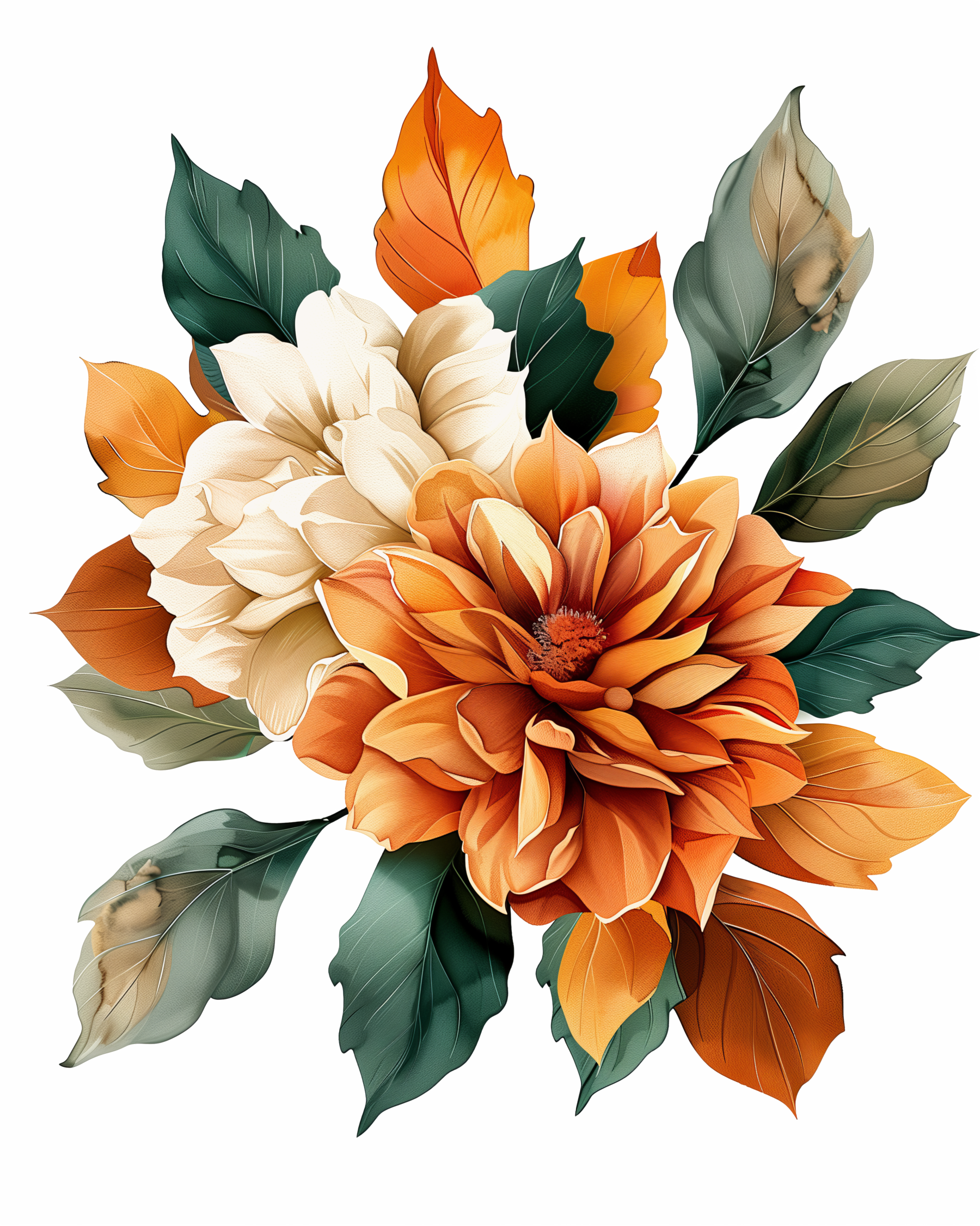 TERRACOTTA FLOWERS 3