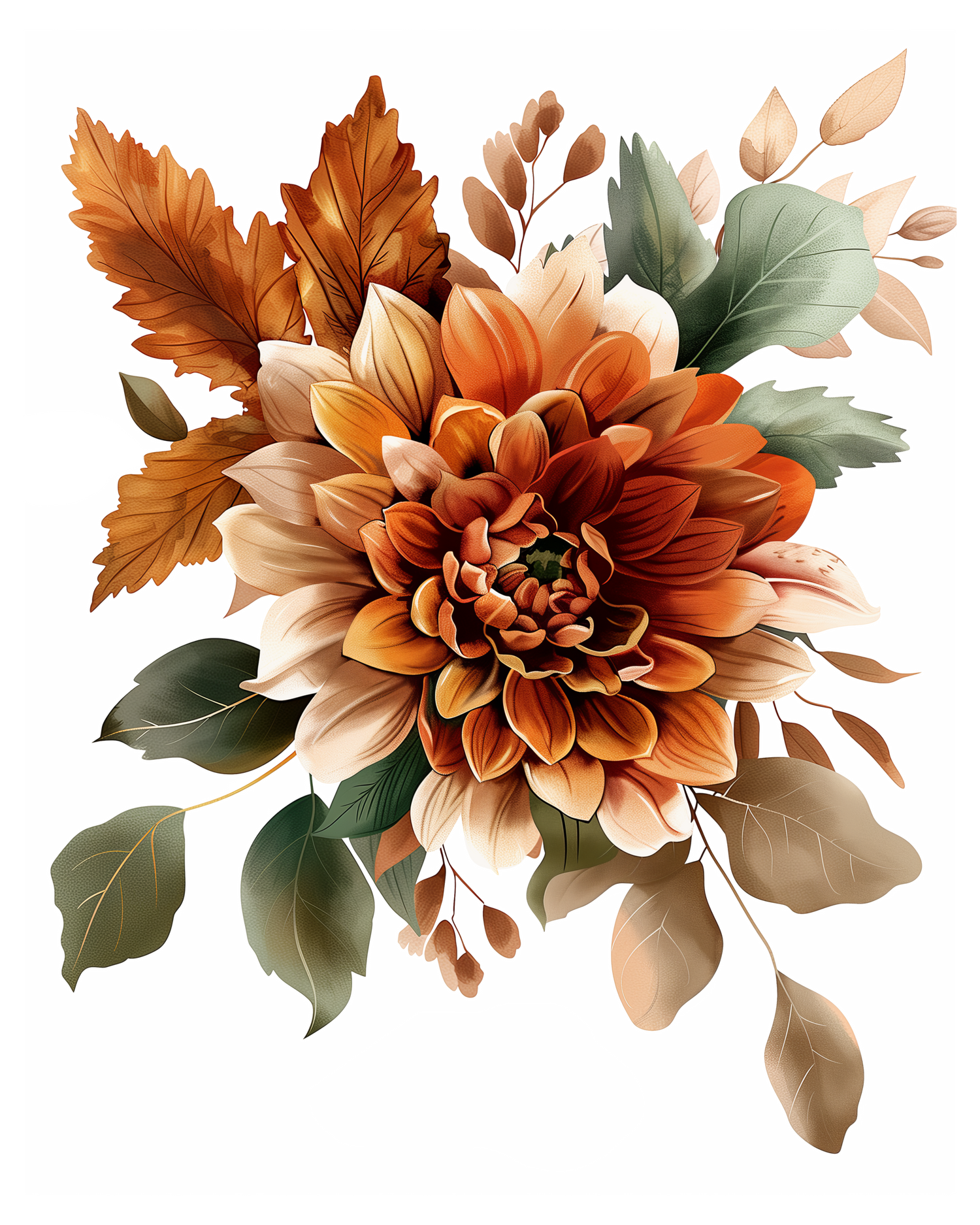 TERRACOTTA FLOWERS 6