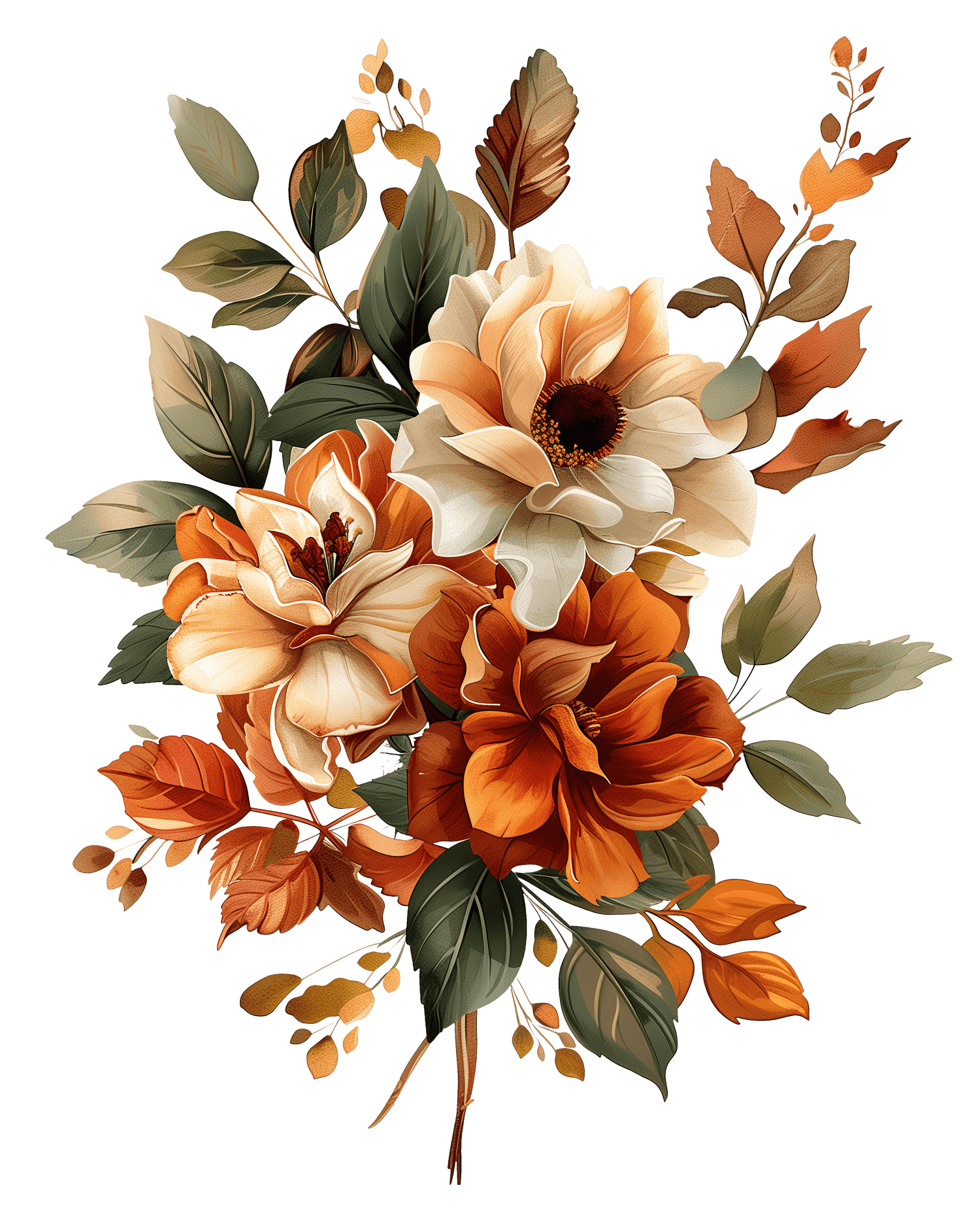 BLUMEN FLOWERS- TERRACOTTA