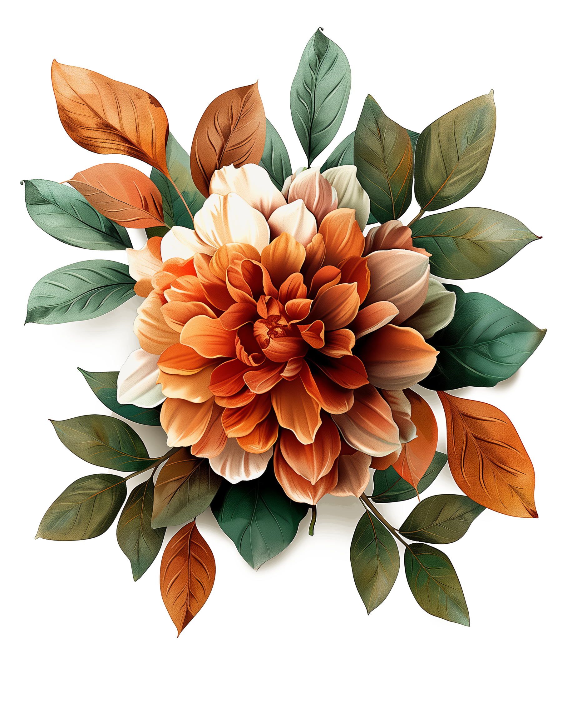 TERRACOTTA FLOWERS 2